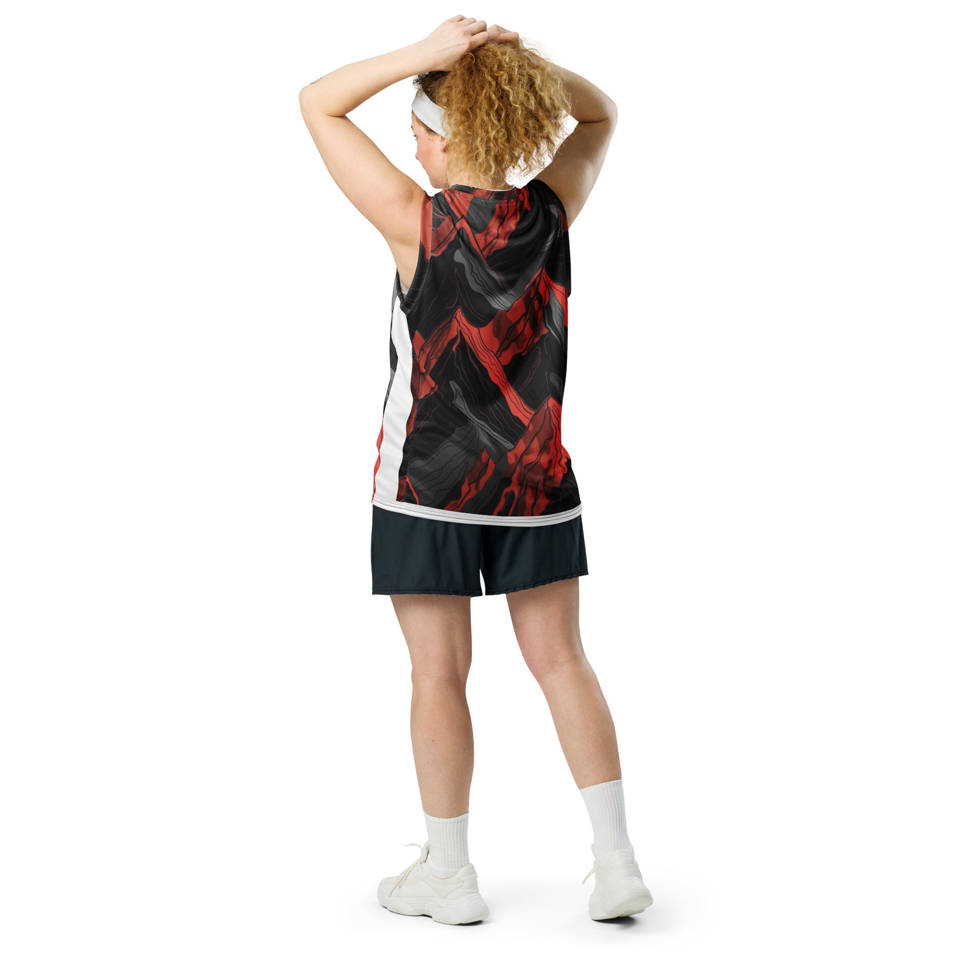CrimsonTJ1R Unisex Basketball Jersey_Apparel and Gift_Women-Backside