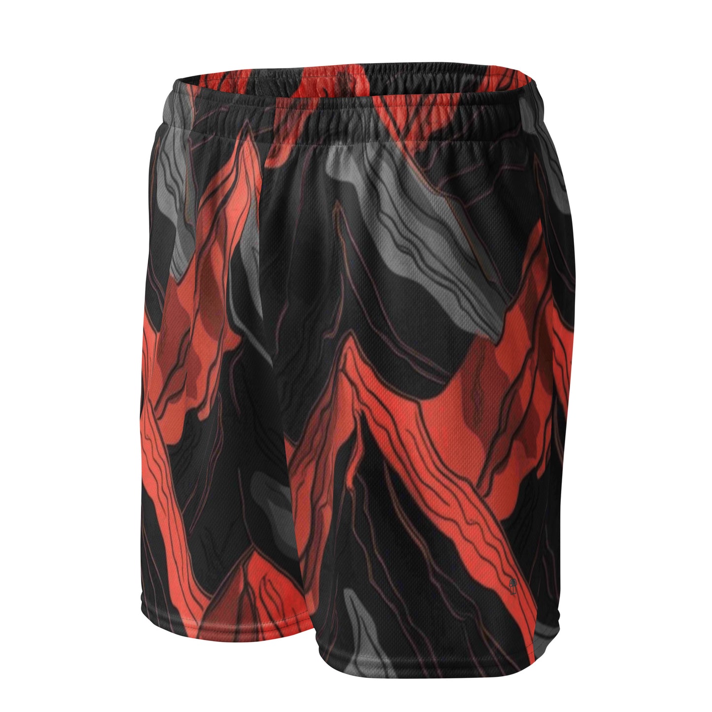 CrimsonTMS1 Unisex Mesh Shorts_Apparel and Gift_Frontside