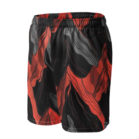 CrimsonTMS1 Unisex Mesh Shorts_Apparel and Gift_Frontside