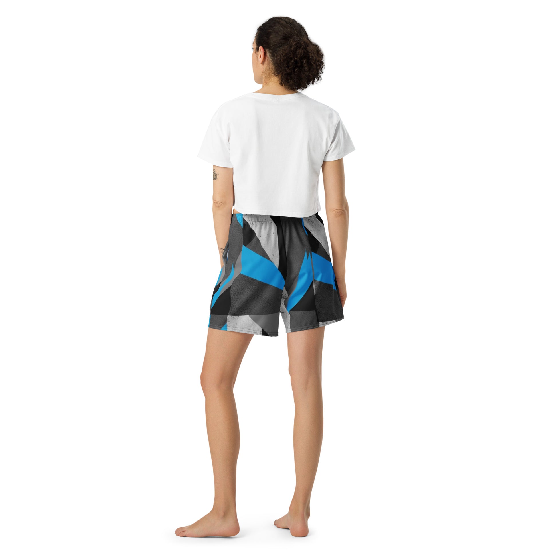 UrbanCSLS1 Unisex Athletic Long Short_Apparel and Gift_Women Backside