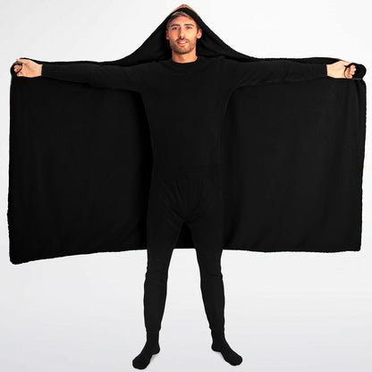Adult Husky Hoodie Blanket - Micro Fleece