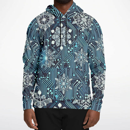 Glaciered Circuit-1HNZ Unisex Non-Zip Hoodie | Apparel and Gift | Man2 Front